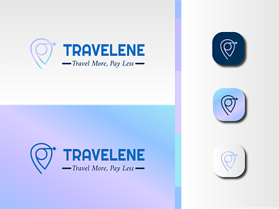 TRAVELENE - Logomark branding design graphic design illustration logo logo design vector