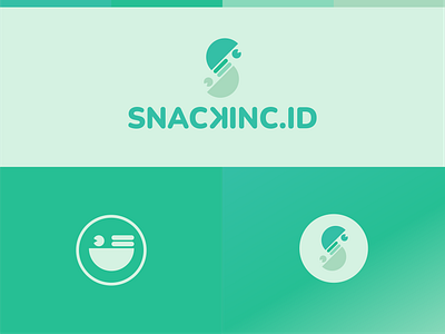 SNACKINC.ID - Logomark branding design graphic design illustration logo logo design typography vector