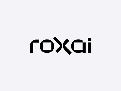 RoxAI Logo Design Concept ai bold brand brand design brand identity design brand system design brand visual identity branding clean futuristic logo logo design logo mark logo symbol logo wordmark minimal modern tech visual identity design wordmark