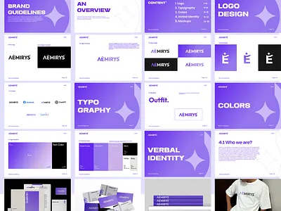 Brand Guidelines - AEMIRYS® brand branding design graphic design identity illustration logo logodesign vector