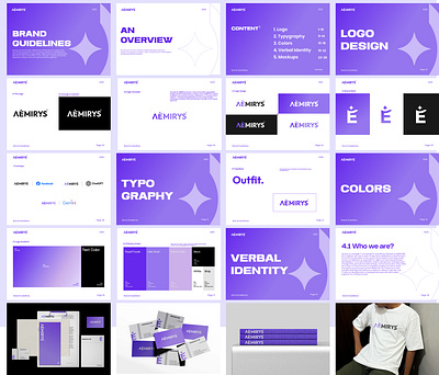 Brand Guidelines - AEMIRYS® brand branding design graphic design identity illustration logo logodesign vector