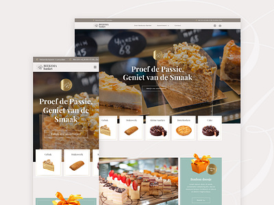 Brandguide and Webdesign for pastry chef 360 photography brandguide branding pastry typography video webdesign