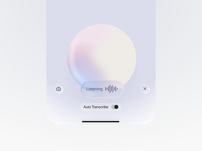 Listening... AI app ai apple assistant automation chat chatgpt clone coach glass ios listening mobile startup voice