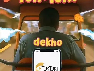 Tuk-Tuk - A new App to book Auto auto booking campaign ui