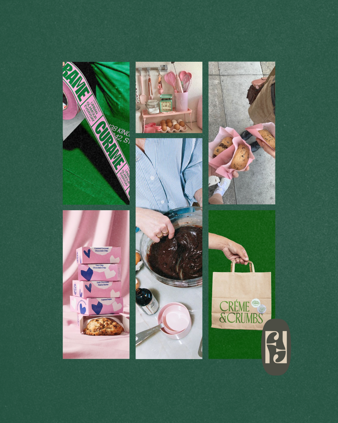 Whisk Fix - Art Direction art direction baked goods bakery branding color pallete concept concepts design design concept home bakery moodboard