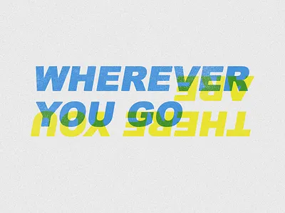 There You Are art design graphic design typography vector