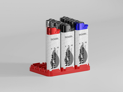 Lighter Mock-up for product presentation and branding 3d 3d mockup advertising branding design graphic design graphic mockup korek api lighter lighter mockup logo mockup motion graphics mrfauzi presentation product rendering realistic mockup