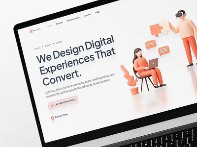 Agency hero agency appdesign bannerdesign brandidentity clean creativeagency design designinspiration digitalagency graphicdesign headerdesign hero banner landingpage marketingdesign uidesign uiux userinterface uxdesign webdesign web banner