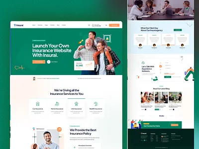 Insurai — A Smart WordPress Solution for Modern Insurance Firms business company wordpress theme