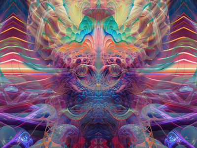 Cygnus Subliminati abstract animation color colorful dimensions forms futuristic geometric gradient graphic design illustration imagination motion graphics pattern print prism psychedelic shading shapes vibrant