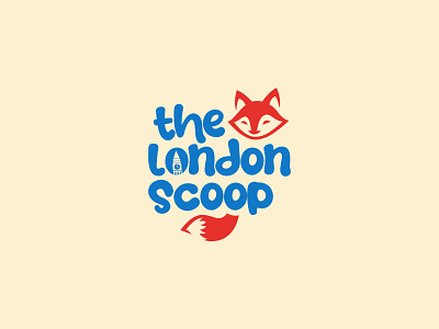 The London Scoop brand identity branding brandmark design fox graphic design illustration logo logomark logotype london mascot mascot logo rebranding visual branding visual identity