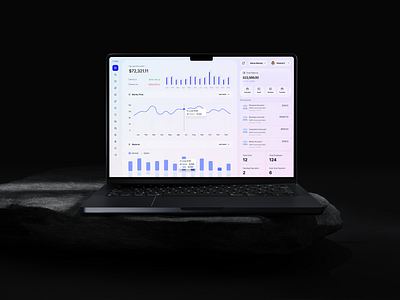 Fintech Super web app UI UX design carddesign
