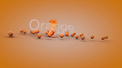 Orange Juice 3D PRODUCT Animation Motion Graphic Task work 3d 3d product animation advertisement animation cgi character animation graphic design motion graphics product advertisement video editing