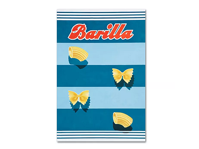 Retro Pasta Branding Design brand visuals branding design classic poster editorial design food identity food marketing italian branding nostalgic style packaging concept pasta poster pasta shapes poster layout product design retro branding retro pasta shadow effects striped background typography