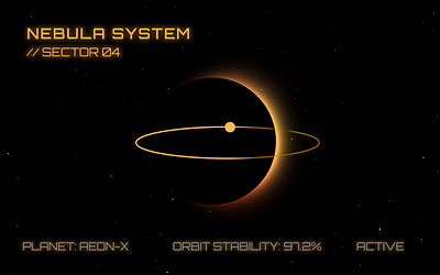 Day 67 - AEON - X animation futuristicui gradientglow graphic design interactiondesign microinteractions motion graphics scifiui ui
