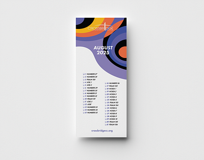 August Bible Bookmark Design bookmark bookmark design design graphic design mockup print design typography vector