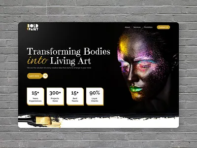 BoldPaint - Landing Page boldpaint creativedesign designdaily designindonesia designportfolio designthinking dribbble figmadesign interfacedesign uidesign uiux uxdesign webdesign webdesigner webdesigninspiration