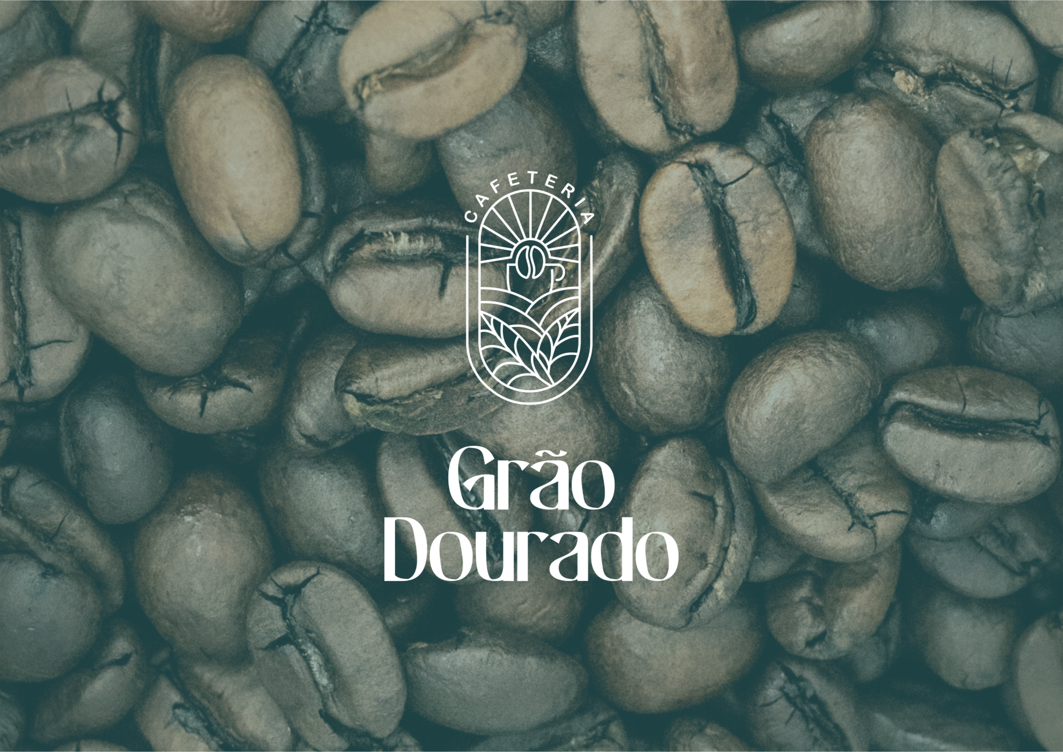 Cafeteria Grão Dourado _ Identidade Visual branding cafeteria coffee shop graphic design logo visual identity