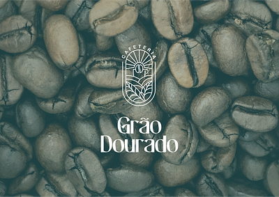 Cafeteria Grão Dourado _ Identidade Visual branding cafeteria coffee shop graphic design logo visual identity