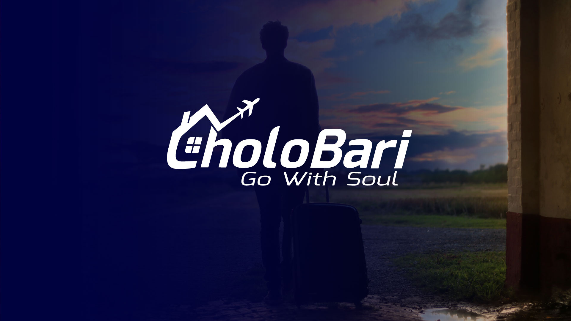 Logo For Travel Company "CholoBari" branding logo