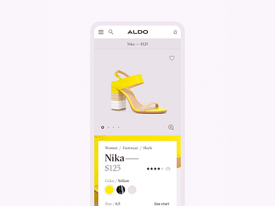 Bold Minimal Product Page Design brand design branding elegant interface emphasis fashion ecommerce footwear branding mobile commerce modern layout page design product page product showcase retail interface shoe store shopping style guide typography visual identity