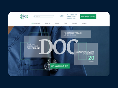 DOC WEBSITE DESIGN CONCEPT | case study design figma ui web web design webdesign website