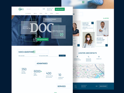 DOC WEBSITE DESIGN CONCEPT | case study design figma ui ux uxui web webdesign website