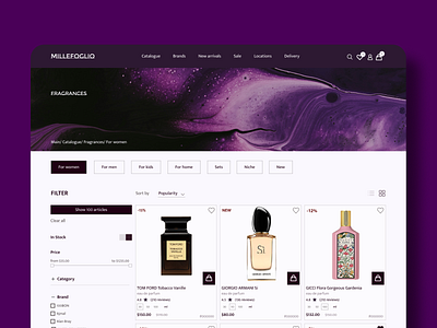 Online store DESIGN CONCEPT | case study design figma ui ux uxui web webdesign website