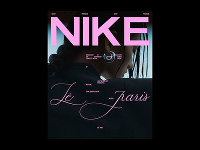 Editorial Branding Concept for Nike branding creative concept editorial layout fashion branding fashion poster identity system luxury vibe magazine style modern minimalism nike nike campaign premium feel serif contrast sharp design stylish interface trend design typography focus urban fashion visual storytelling
