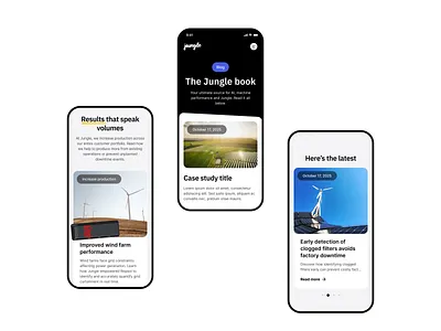 Jungle.ai responsive ai app application design eco images ios mobile mobile app photo responsive website ui ux