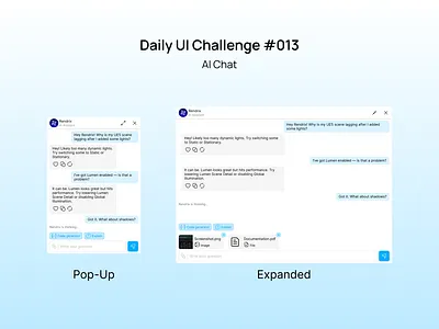 AI Chat | #DailyUI #013 ai chat dailyui design figma ui ux web