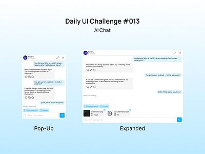 AI Chat | #DailyUI #013 ai chat dailyui design figma ui ux web