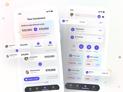 Finance Management App UI card clean design clean mockup clean ui dashboard e commerce finance app ui finance app ui design fintech fintech management app interface design landing page management app ui minimal design minimal ui mobile app ui mobile ui ui ui design uiux