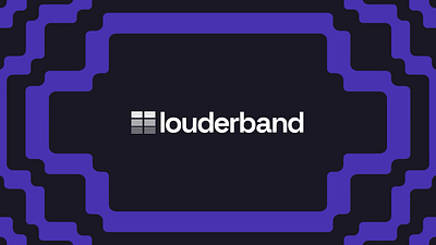 Louderband - Branding animation bands branding design graphic design latin america latinoamerica logo motion graphics music musica patterns rock roselab ui