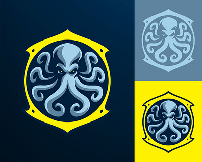 Kraken Sports Logo | Octopus Mascot athletics baseball epic games esports esports logo football gaming gaming logo hockey identity design illustration kraken mascot mascot logo octopus sports sports logo squid team logo