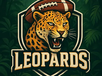 Leopard Football Logo animation branding graphic design logo