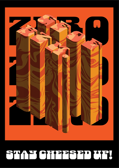 Poster - Stay cheesed up! 3d animation branding design exploration graphic design logo motion graphics ui