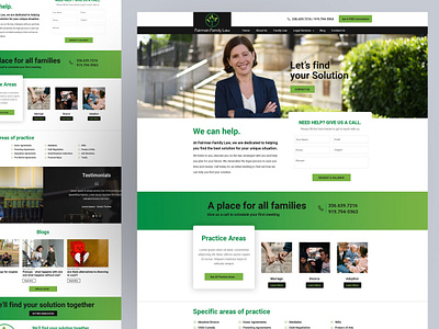 Fairman Family Law - Landing Page branding card design family law figma graphicdesign landingpage law firm layout legal mockup photoshop ui webdesign
