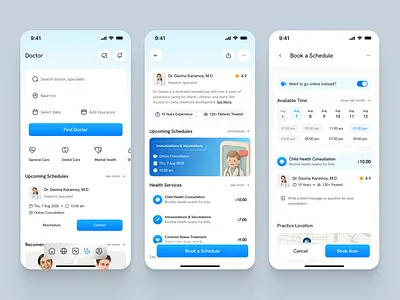 Saraw - Health Doctor Page appointment book booking clinic doctor doctor booking health health care healthcare hospital medic medical medtech mobile mobile apps online appointment schedule