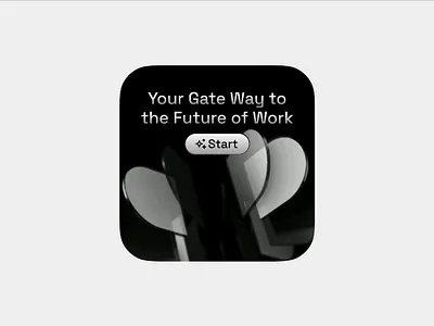 Your Gate Way to the Future of Work 3d ai animation badges icon illustrations texture ui widget