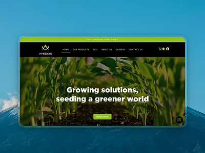 Ayedos Agricultural E-Commerce Platform icon design