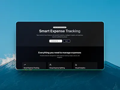 Smart Expense Tracking Web Application icon design