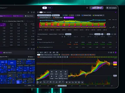 Trading Platform Interface crypto dark mode dashbaord prop trading trader trading trading platform wallet