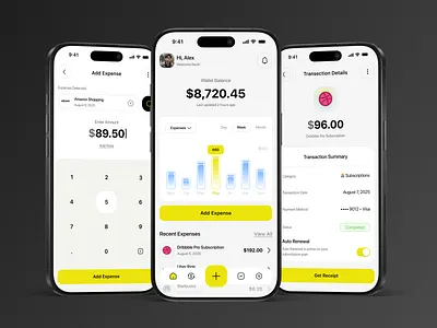 Finance Tracker App UI Design — Part 1 of 2 app cleanui dribbble expensetracker financeapp fintechdesign lightmodeui madewithfigma minimaldesign mobileappdesign productdesign ui uidesign uiux ux uxdesign