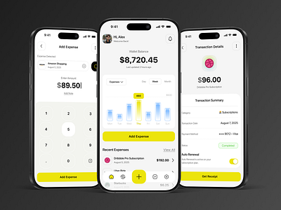 Finance Tracker App UI Design — Part 1 of 2 app cleanui dribbble expensetracker financeapp fintechdesign lightmodeui madewithfigma minimaldesign mobileappdesign productdesign ui uidesign uiux ux uxdesign