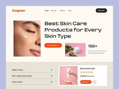 Organic cosmetic website ui design best website ui cosmetic uiux cosmetic web uiux cosmetic website ui figma designer figma ui designer figma website ui skin care website ui spa website spa website ui ui uiux designer uiux web designer ux wellness website ui
