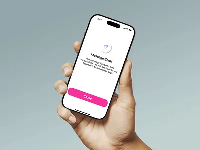success message screen design dribbble figma illustration message screen mobile app design ui uiux user experience userinterface