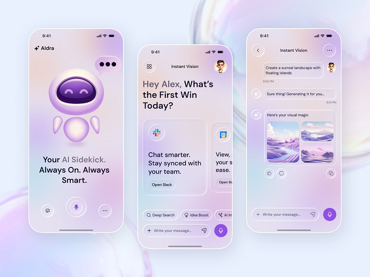 Modern AI Chatbot Interface
