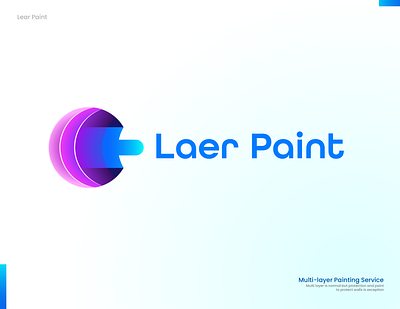 Laer Paint Logo Design | Painting Logo Design | DesignoFly brand identity branding brush logo color paint colorful designofly ks ajay laer paint layer paint layer paint logo lear paint logo logo design paint brand paint color paint logo paint logo design painting brush painting design painting logo