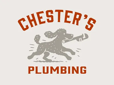 Logo Design for Chester’s Plumbing adobe brand identity branding branding identity design graphic design illustration licensed artwork logo logo design mascot design small business branding typography ui vector